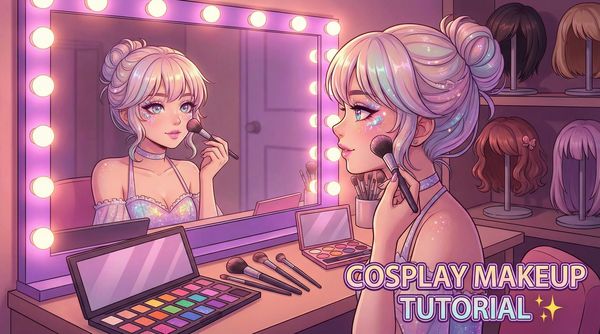 强上 cosplay化妆视频教程
